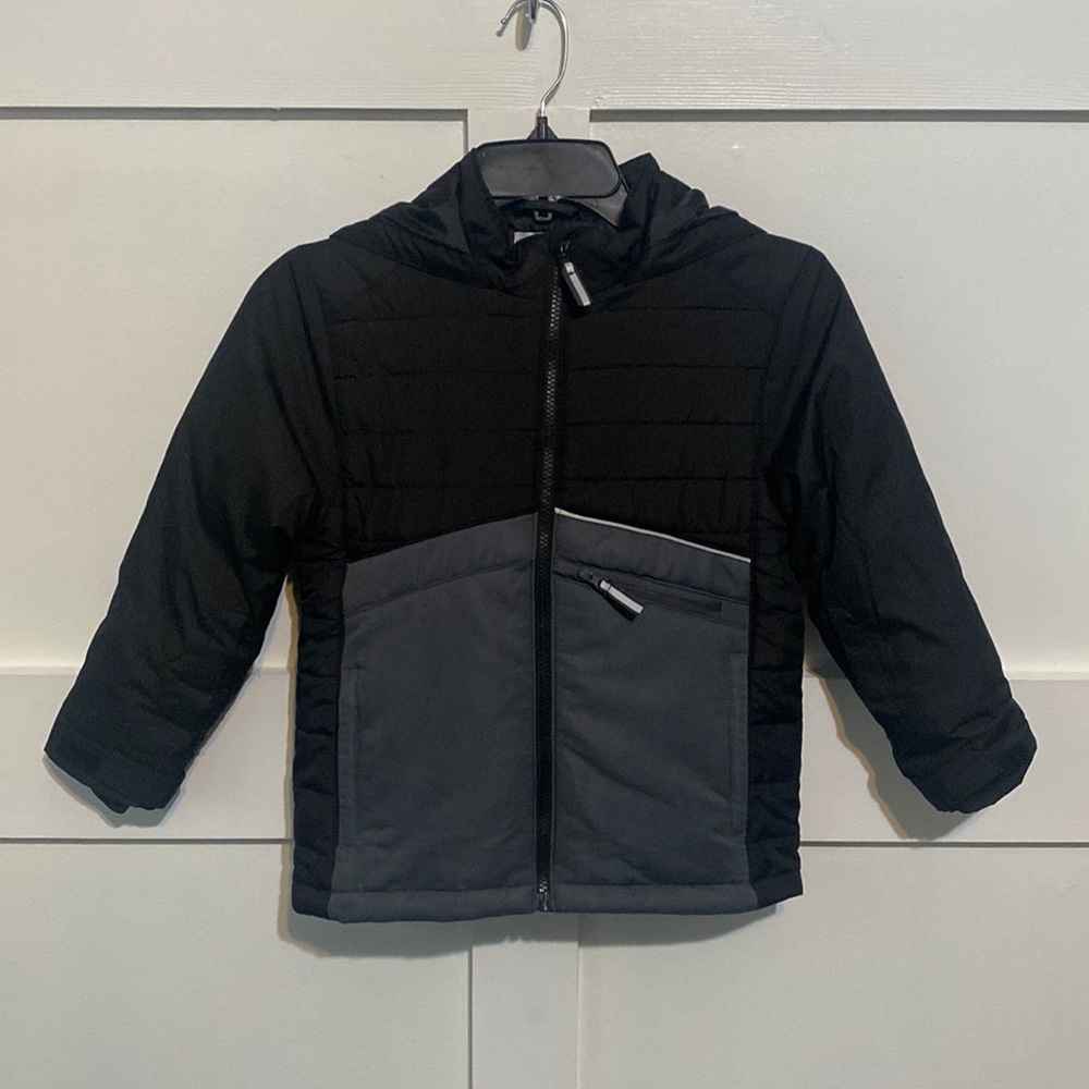 Falls Creek grey/black puffer jacket